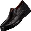 Generisch Loafers, scarpe da uomo in pelle, per il tempo libero, leggere, morbide, da lavoro, eleganti, casual, in pelle, estive, senza lacci