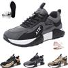 HESYSUAN Sneaker ortopedica confortevole da uomo 2025, con piattaforma casual, con cuscino d'aria, per camminare, palestra, scarpe ortopediche antiscivolo in rete traspirante