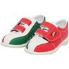 JiuQing Scarpe da Bowling Uomo Donna Scarpe da Bowling Indoor per Principianti Suola Scorrevole Gancio-Anello Leggere