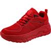 JiuQing Scarpe da Corsa Robuste da Uomo Scarpe da Ginnastica Casual in Rete Scarpe Sportive Incrociate Leggere Antiscivolo