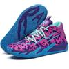 LJFIWY Scarpe da basket alte da uomo, con suola in gomma, antiscivolo, per attività all'aperto, allenamento, basket, idea regalo, colore rosa, taglia 40