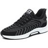 Generisch Scarpe da lavoro, da uomo, invernali, coppia, scarpe da uomo, con rialzo, casual, in rete, leggere, traspiranti, scarpe sportive con lacci con tacco di sollevamento nascosto, per uomo, cm scarpe