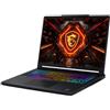 MSI Crosshair 16 Max HX E2WGK-057IT Intel Core Ultra 7 255HX Computer portatile 40,6 cm (16'') Quad HD+ 16 GB DDR5-SDRAM 512 GB SSD NVIDIA GeForce RTX 50