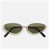 RetroSuperFuture Occhiali da Sole Zyra Classic VGI Oro/Verde Unisex 58/17/145