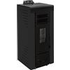 Stufe A Pellet Italia Niagara 9 kW Canalizzata Colore: Nero