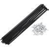RATCHROLL 38 Pezzi Raggi Bici 14G 228mm Raggi Ruota Bici Acciaio al Carbonio Nero