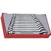 TENG TOOLS Teng TT1236 - Set di chiavi combinate in acciaio cromo vanadio, 12 pezzi