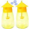 HoveeLuty 2 pezzi Trappola per mosche della frutta Efficace cattura mosche con tampone di cotone Trappola per sospesa per interni/esterni per sospesa per esterni Trappole per