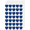 FINDAT Adesivi a Cuore Blu 25 mm in Vinile, 700 Pezzi | Per biglietti e regali di San Valentino. Scrivibili con pennarello a base d'olio. Resistenti ad acqua, olio e strappi