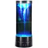 Lancoon Lampada Tornado con Luce Notturna da Scrivania LED Silenziosa | Generatore di Tornado 7 Colori Cangianti Facile da Usare per Decorazione Della Casa Natale Camera da Letto Ufficio Nera