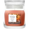 Yankee Candle Candela profumata in barattolo piccolo, candela profumata alla zucca speziata, candela a base di cera a base vegetale, regalo perfetto per le donne