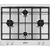 Smeg PRONTA CONSEGNA - Smeg Piano cottura a gas P260XGH finitura inox da 60 cm