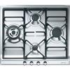 Smeg PRONTA CONSEGNA - Smeg Piano cottura a gas SER60SGH3 finitura acciaio inox satinato da 60 cm