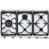 Smeg Piano cottura a gas SE97GXBE5 finitura acciaio inox satinato da 90 cm