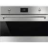 Smeg Forno compatto combinato microonde Galileo Micro + grill da incasso SO4301M0X finitura acciaio inox antimpronta da 60 cm