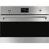 Smeg Forno compatto combinato microonde Galileo Micro combi da incasso SO4302M1X finitura acciaio inox antimpronta da 60 cm