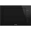Smeg Selection Smeg S Forno microonde combinato FMI625CN finitura vetro nero da 60 cm