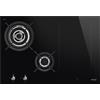 Smeg Selection Smeg S Piano cottura misto induzione/gas PM3743D in vetroceramica nero da 75 cm - PROMO ATTIVA FINO AL 26/10