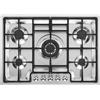 Smeg Selection Smeg S Piano cottura a gas PGF75-4 in acciaio inox da 72 cm