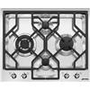 Smeg Selection PRONTA CONSEGNA - Smeg S Piano cottura a gas PGF64-4 in acciaio inox da 60 cm