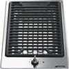 Smeg Selection Smeg S Barbecue domino PGF30B in acciaio inox da 30 cm