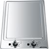 Smeg Selection Smeg S Teppan Yaki domino PGF30T-1 in acciaio inox da 30 cm
