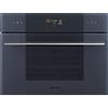 Smeg Selection Smeg S Forno compatto combinato microonde Galileo SO4102M1G finitura Neptune Grey da 60 cm