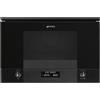 Smeg PRONTA CONSEGNA - Smeg Forno microonde con grill da incasso MP122B3 finitura Deep Black da 60 cm