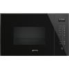 Smeg Forno microonde con grill da incasso FMI125N finitura Deep Black da 60 cm