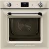 Smeg Selection Smeg S Forno pirolitico termoventilato Galileo Tradizionale pyro SOP6900TP finitura panna da 60 cm