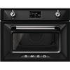 Smeg Selection Smeg S Forno compatto combinato microonde Galileo SO4902M1N finitura nero da 60 cm