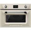 Smeg Selection Smeg S Forno compatto combinato microonde Galileo SO4902M1P finitura panna da 60 cm