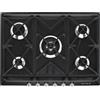 Smeg Selection PRONTA CONSEGNA - Smeg S Piano cottura a gas SR975NGH finitura nero da 70 cm
