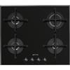 Smeg Selection Smeg S Piano cottura a gas PV164B3 in vetro nero da 60 cm