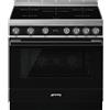 Smeg Selection Smeg S Cucina CPF9IPBL con forno pirolitico termoventilato e piano cottura induzione finitura nero da 90x60 cm - PROMO ATTIVA FINO AL 26/10