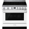 Smeg Selection Smeg S Cucina CPF9IPWH con forno pirolitico termoventilato e piano cottura induzione finitura bianco da 90x60 cm