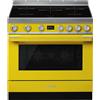 Smeg Selection Smeg S Cucina CPF9IPYW con forno pirolitico termoventilato e piano cottura induzione finitura giallo da 90x60 cm - PROMO ATTIVA FINO AL 26/10