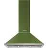 Smeg Selection Smeg S Cappa aspirante a parete KPF9OG finitura verde oliva da 90 cm - PROMO ATTIVA FINO AL 26/10