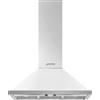 Smeg Selection Smeg S Cappa aspirante a parete KPF9WH finitura bianco da 90 cm