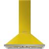 Smeg Selection Smeg S Cappa aspirante a parete KPF9YW finitura giallo da 90 cm
