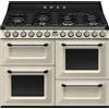 Smeg Selection Smeg S Cucina TR4110P1 con tre forni e piano cottura gas finitura panna da 110x60 cm - PROMOZIONE ATTIVA FINO AL 19/10