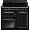 Smeg Selection Smeg S Cucina TR103IBL2 con tre forni e piano cottura induzione finitura nero da 100x60 cm
