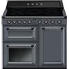 Smeg Selection Smeg S Cucina TR103IGR2 con tre forni e piano cottura induzione finitura Slate Grey da 100x60 cm