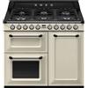 Smeg Selection Smeg S Cucina TR103P con tre forni e piano cottura gas finitura panna da 100x60 cm