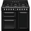Smeg Selection Smeg S Cucina TR103BL con tre forni e piano cottura gas finitura nero da 100x60 cm