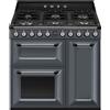 Smeg Selection Smeg S Cucina TR93GR con tre forni e piano cottura gas finitura Slate Grey da 90x60 cm