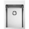 Smeg Selection Smeg S Lavello una vasca VR12S34RS finitura acciaio inox da 39x51 cm - Filotop/Flat - PROMOZIONE ATTIVA FINO AL 19/10