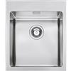 Smeg Selection Smeg S Lavello una vasca VQR40RS finitura acciaio inox da 40.7x50 cm - Sopratop - PROMOZIONE ATTIVA FINO AL 19/10
