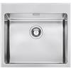 Smeg Selection Smeg S Lavello una vasca VQR50RS finitura acciaio inox da 56.7x50 cm - Sopratop