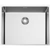 Smeg Selection Smeg S Lavello una vasca VR12S50 finitura acciaio inox da 54.1x44.1 cm - Filotop/Flat/Sottotop